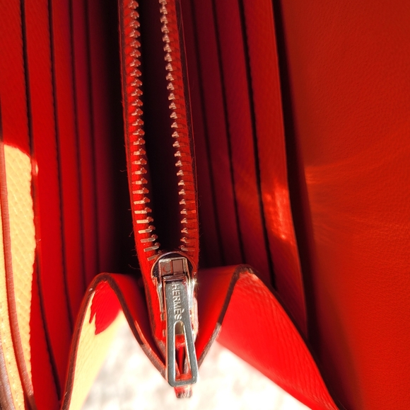 $3700 + shipping e*m*t Hermès Long Constance Wallet in Rose Jaipur - Picture 11 of 16